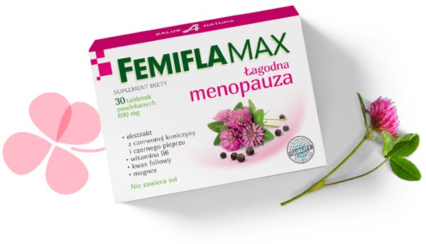 FEMIFLAMAX - naturalne rozwiązanie problemów z menopauzą