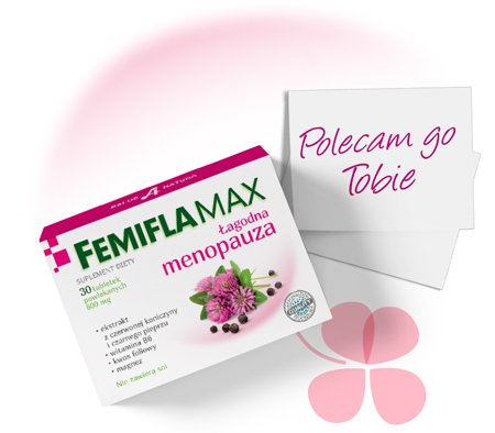 Femiflamax - skuteczny preparat polecany na menopauzę