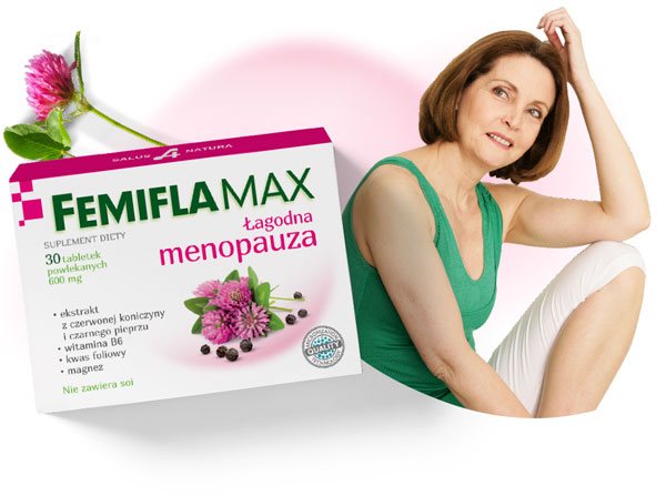 Gdzie kupić naturalny preparat łagodzący przykre objawy menopauzy FEMIFLAMAX